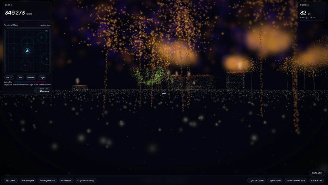 3DGSZ — 3D Gaussian Splatting Viewer — WebGL