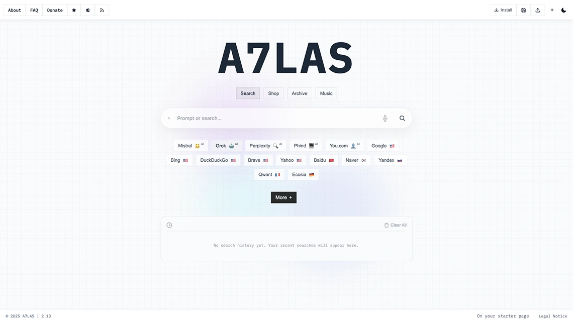 A7LAS — Advanced and Simplified Web Search