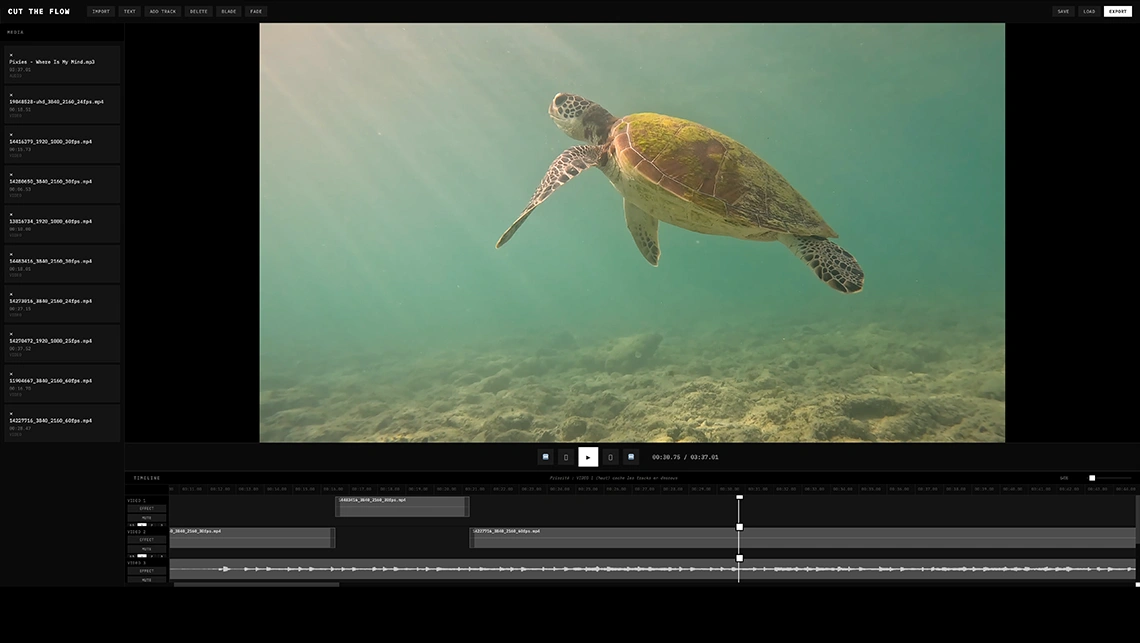 CUT THE FLOW — Powerful Mini Web Video Cutter