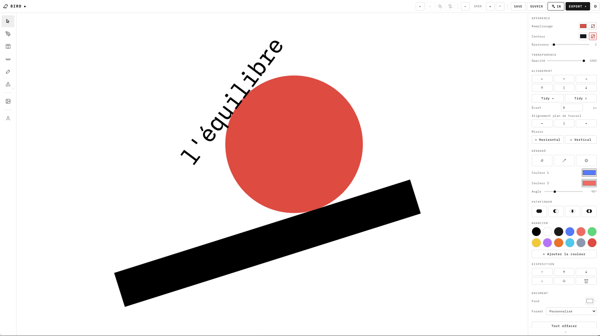 BIRD — Local-First Vector Editor